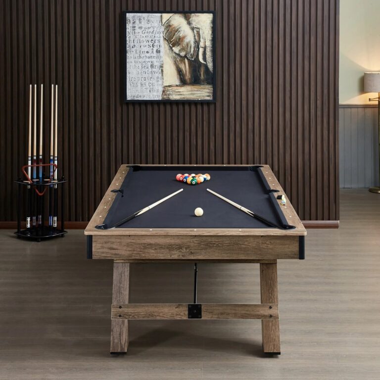 COOLBABY 8FT Modern Design Wood Pool Table - Billiard Table