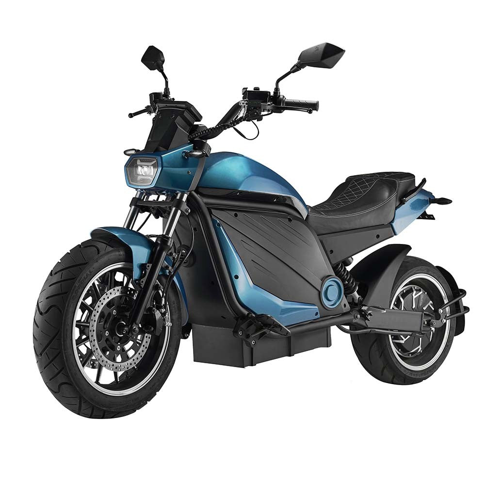 5000w Fat Tire Two Wheel High Speed Adult Citycoco Electric Motorcycle - COOLBABY