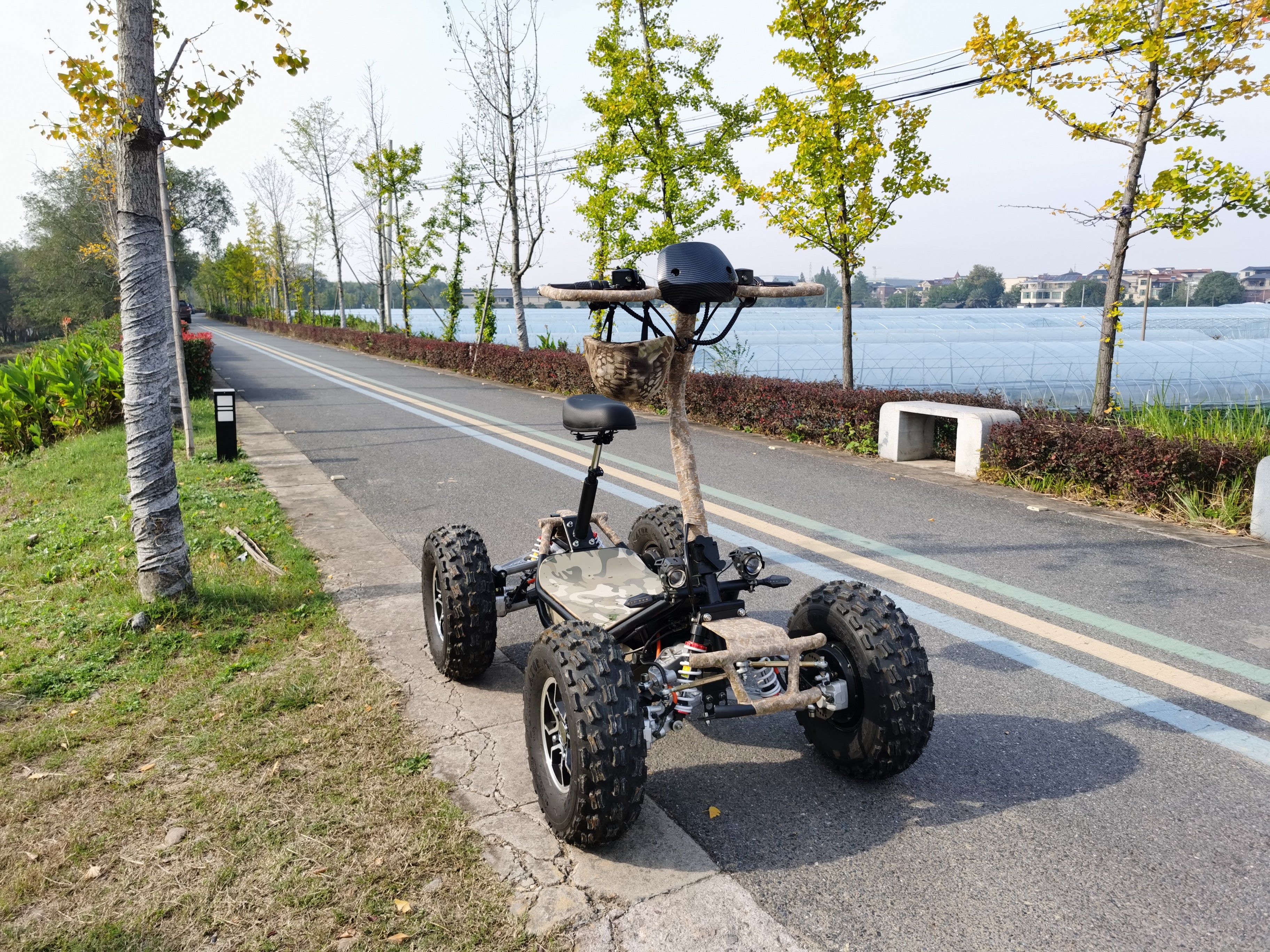 Electric ATV - 4x4 Off-Road Adventure Brown Camoflage– COOLBABY