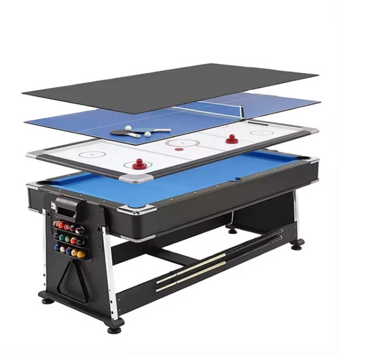 4 in 1 Multi Game Table Hockey Table, Pool Table, Ping Pong Table and Dinning Table - COOLBABY