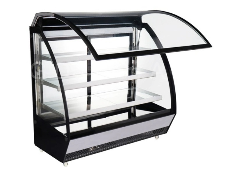 Curved Cake Display Showcase, 3 Shelves – 1500C3 - 220V/50HZ - COOLBABY