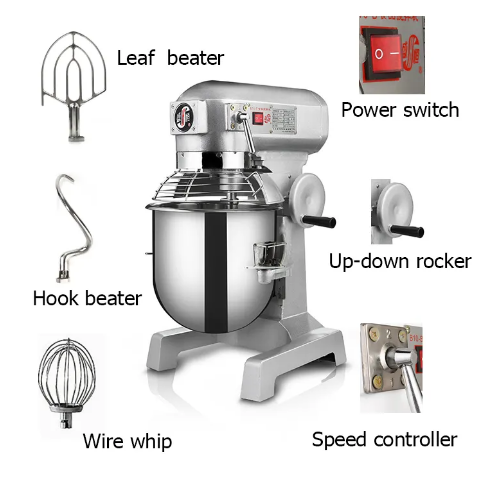 Planetary Mixer 10L - Multi-functional food mixer/electric stand mixer - COOLBABY