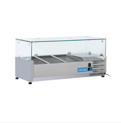 Table Top Salad Bar - Cooling Table, Top Stainless Steel, Salad Chiller Display Fridge - COOLBABY