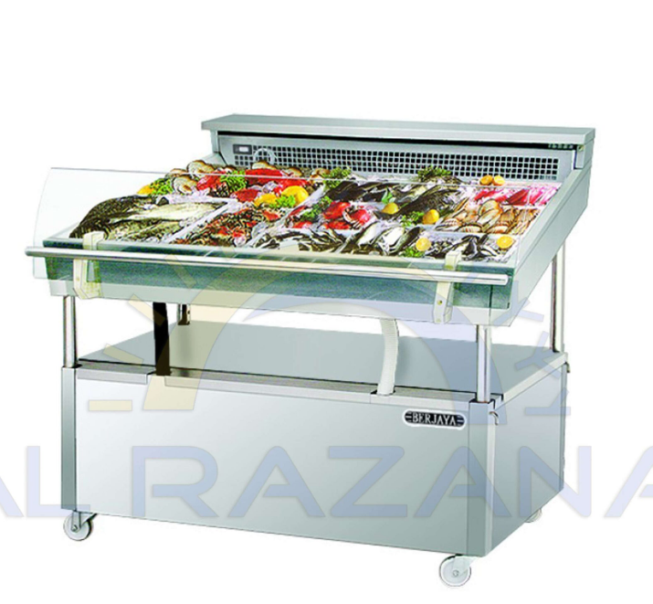 Fish Display Chiller, Stainless Steel Sea Food Display - COOLBABY