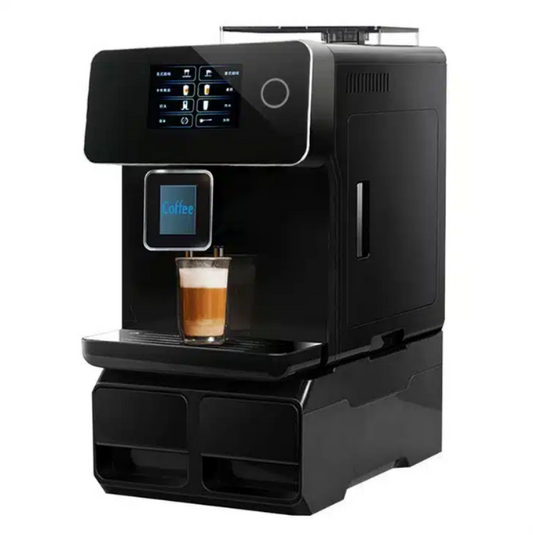 fully automatic coffee machine, 19 Bar Commerical LCD Espresso Coffee Machine & Coffee Grinder Dual Touch Screen