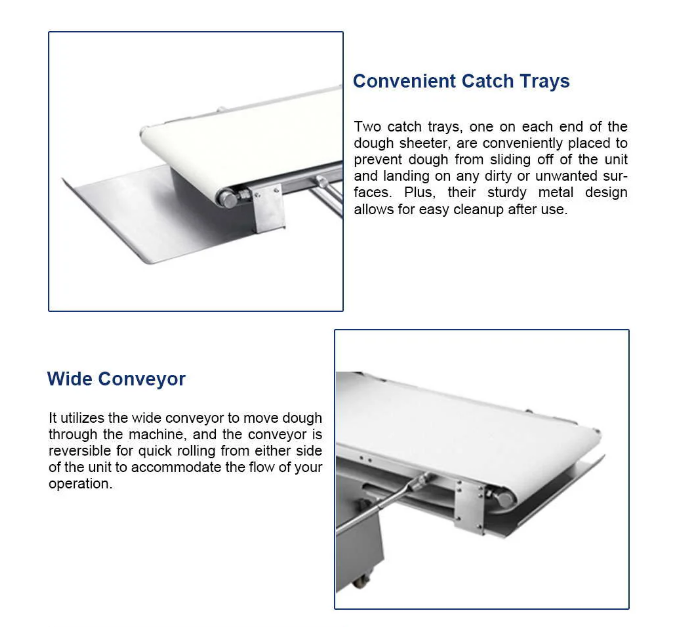 Tabletop Electric Commercial Good Price Bakery Pizza Pastry Dough Sheeter - COOLBABY