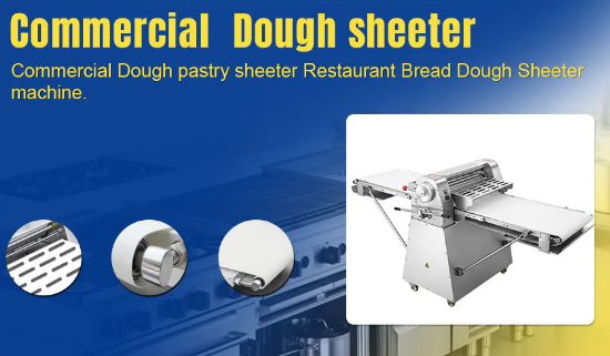 Tabletop Electric Commercial Good Price Bakery Pizza Pastry Dough Sheeter - COOLBABY