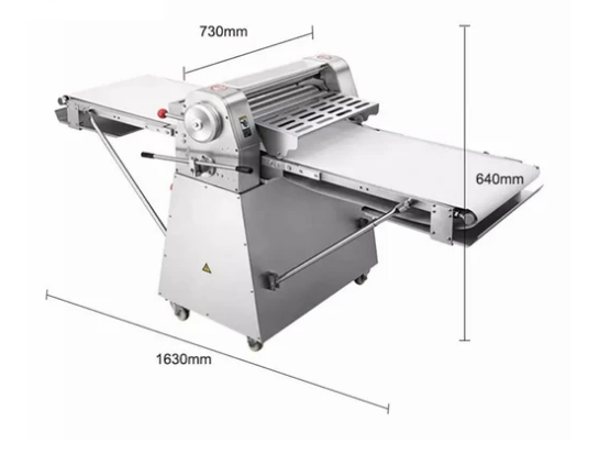 Tabletop Electric Commercial Good Price Bakery Pizza Pastry Dough Sheeter - COOLBABY