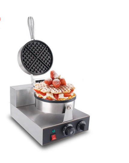 Commercial Waffle Maker with Interchangeable Plates Non-Stick Waffle Making Machine - COOLBABY