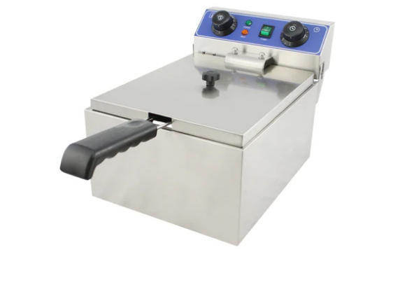 6L Single Basket Electric Fryer - COOLBABY