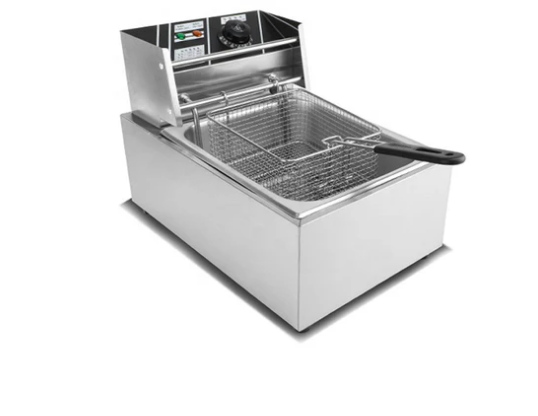 5.5L Stainless Steel Electric Fryer For Restaurant - COOLBABY