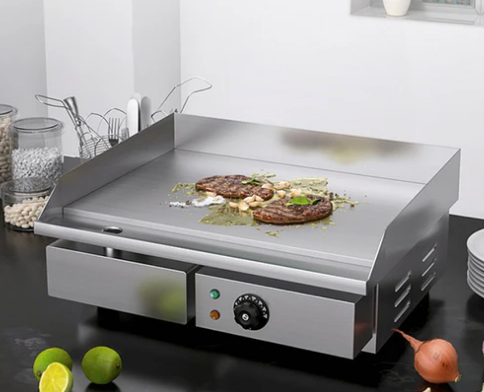 Commercial Electric Tabletop Flat Griddle Machine - COOLBABY