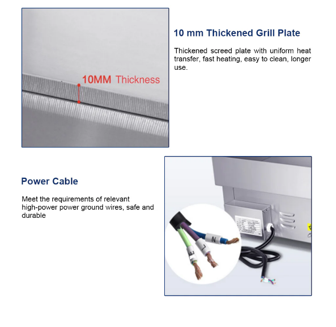 Electric Flat Griddle Machine For Restaurant - COOLBABY