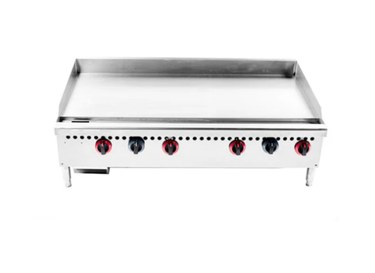 Restaurant Kitchen Equipment Steak Gas Grill With 2 Burners - COOLBABY