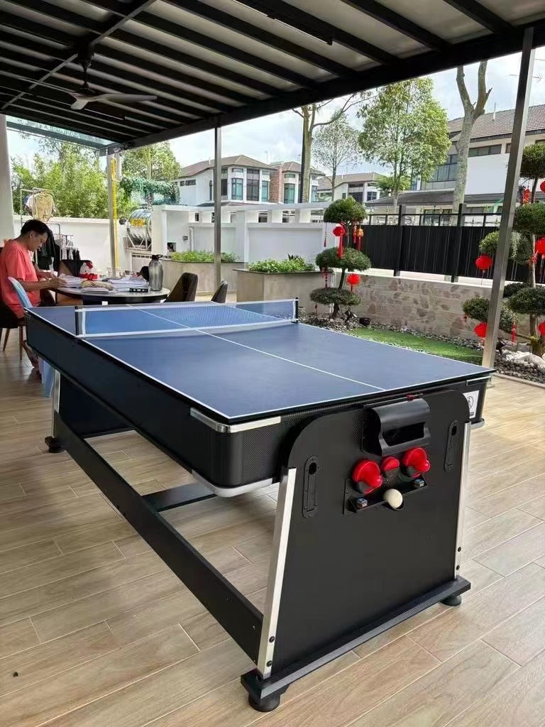 4 in 1 Multi Game Table Hockey Table, Pool Table, Ping Pong Table and Dinning Table - COOLBABY