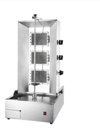 Electric Gas Shawarma Doner Machine with 3 Burners - COOLBABY