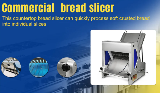 Automatic Bread Slicing Machine Easy Operation Bread Slicer Machine - COOLBABY