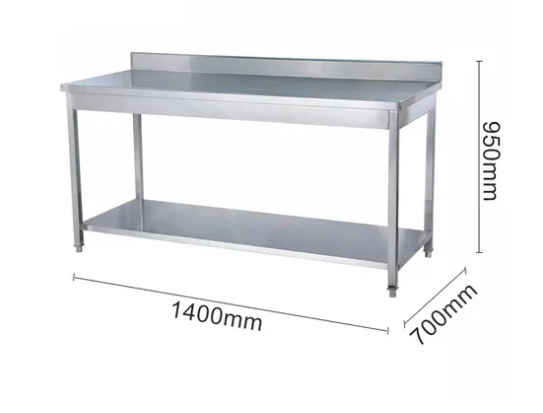 Stainless Steel Working Table Commercial Kitchen Equipment - COOLBABY