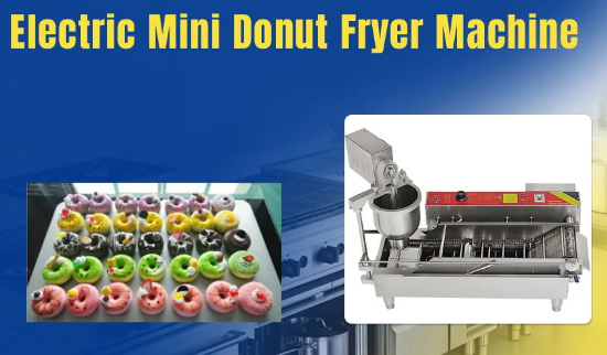 Commercial Automatic Electric Mini Donut Fryer Machine Doughnut Maker - COOLBABY