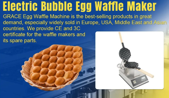 Industrial Crepe Maker Egg Waffle Making Machine Maker Use Cone Making Machine - COOLBABY