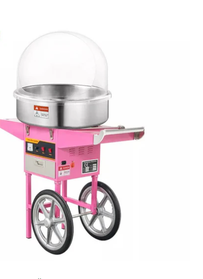 Commercial Easy Operating Cotton Candy Machine Candy Floss Maker with Cart - Capacity 1pcs/30seconds - COOLBABY