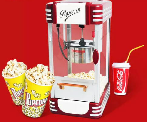 Commercial Stalls Fully Automatic Small Household Corn Machine Popcorn Machine - COOLBABY