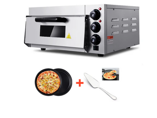 Commercial Kitchen Baking Bakery Equipment One Deck One Layer Pizza Oven Electric - COOLBABY