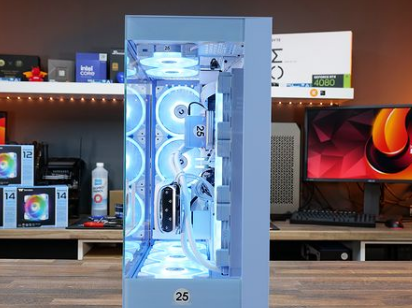 Oceanic Gaming PC: AMD Ryzen 7 7800X3D, Nvidia Rtx 4070 Ti Super , 32GB DDR5 RAM, 2TB Gen 4 SSD, 1000W 80 Plus Gold PSU, 360mm Liquid Cooler, Wi-Fi + BT - COOLBABY