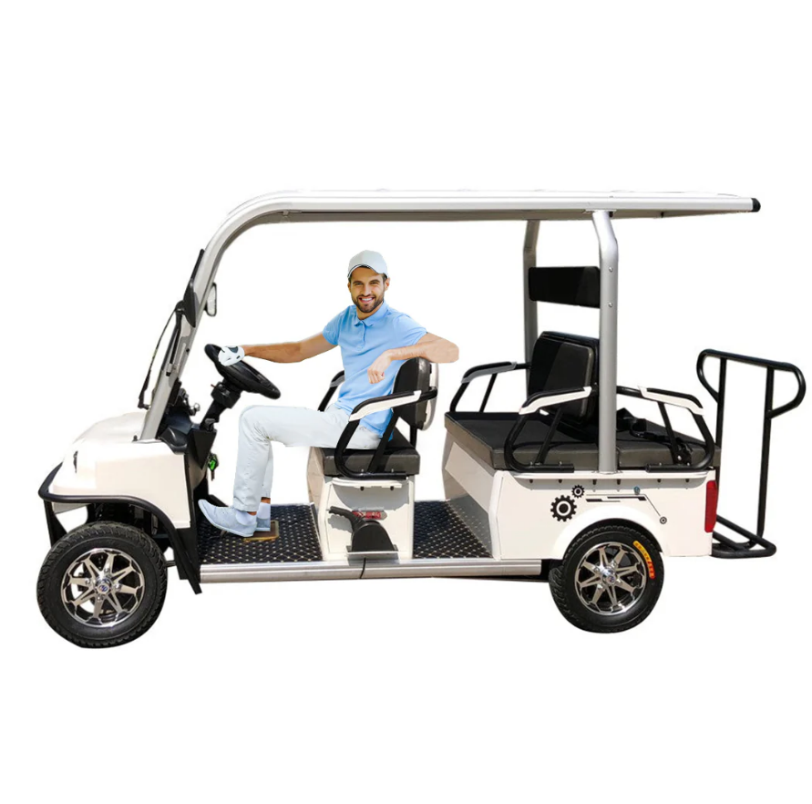 Wheels Sleek 6 Seater Electric Golf Cart Buggy - COOLBABY