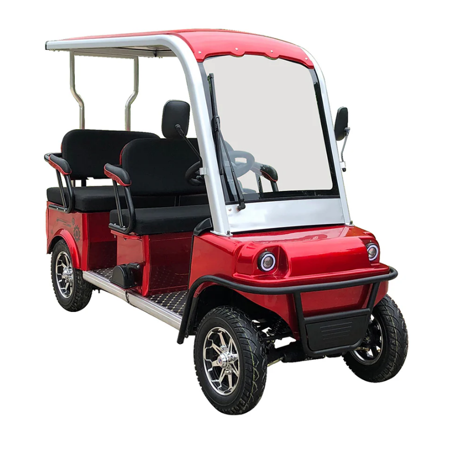 Wheels ECO 4 Seater Electric Golf Cart, Golf Buggy - COOLBABY