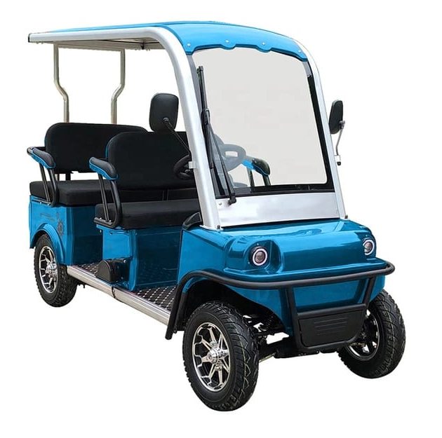 Wheels ECO 4 Seater Electric Golf Cart, Golf Buggy - COOLBABY