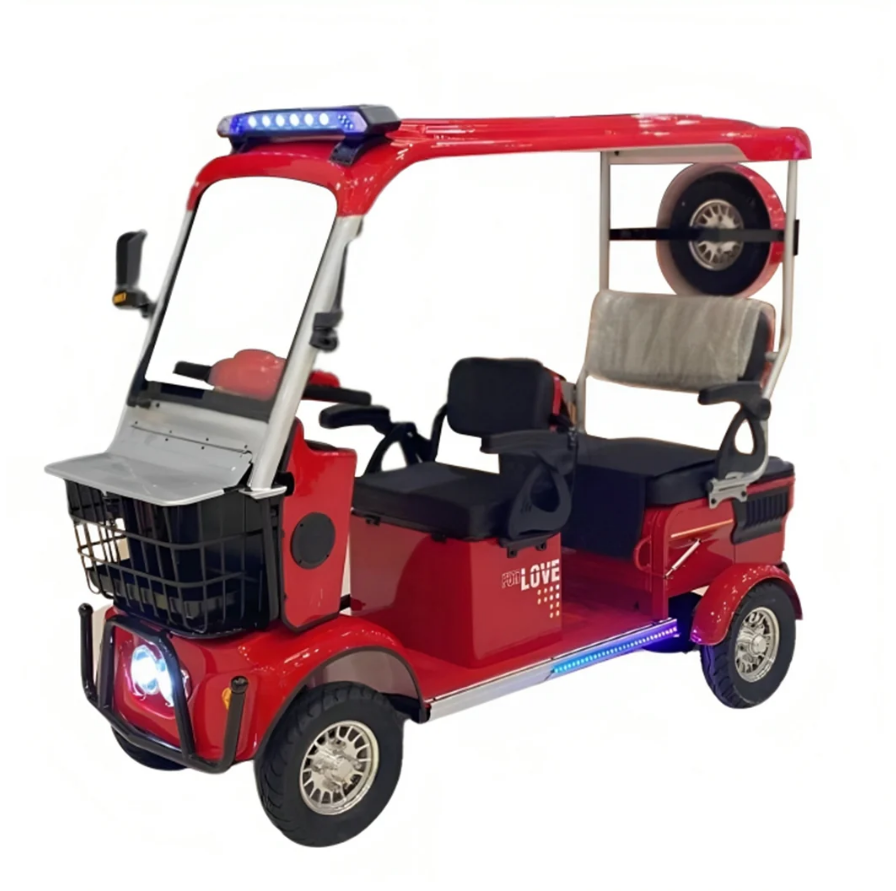 Wheels Powerpod Trio Mini Electric Golf Carts 60V For 3 Passengers - COOLBABY