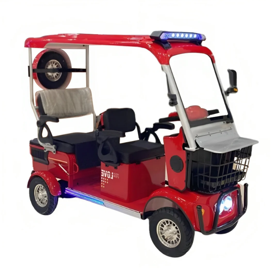 Wheels Powerpod Trio Mini Electric Golf Carts 60V For 3 Passengers - COOLBABY