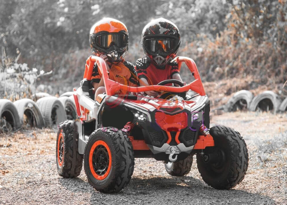 Kids Electric Ride On Licensed Can-Am RS Buggy Mini Jeep 24V– COOLBABY