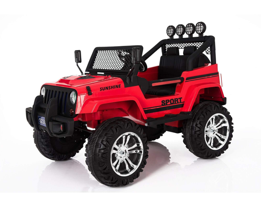 Kids Electric Ride On Wrangler Style Jeep 2 Seats - 12V - COOLBABY