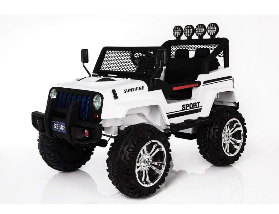 Kids Electric Ride On Wrangler Style Jeep 2 Seats - 12V - COOLBABY