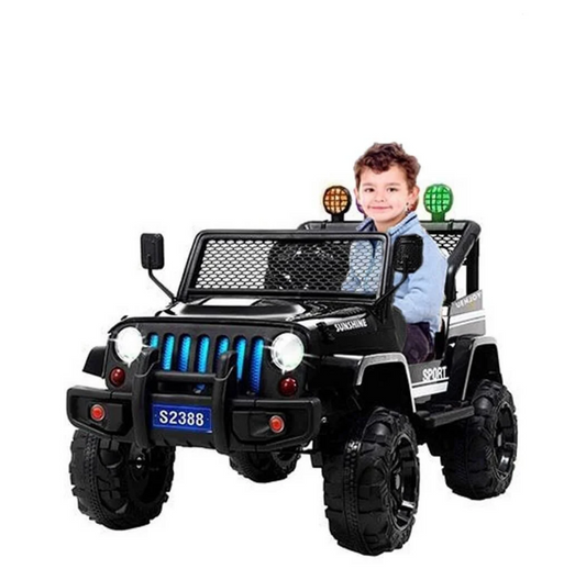 Kids Electric Ride On Wrangler Style Jeep 2 Seats - 12V - COOLBABY