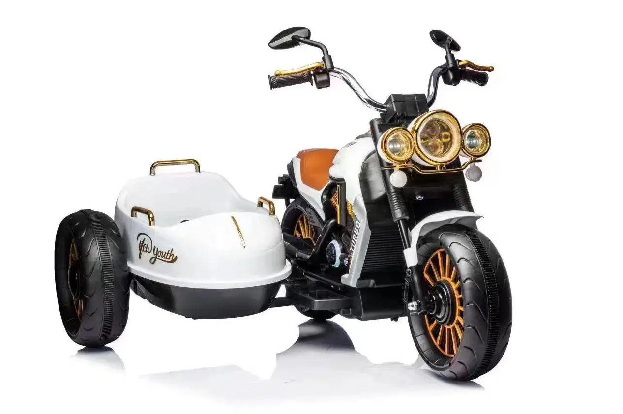 Electric Ride On 12V Vespa Style Side By Side Kids Motorbike - COOLBABY