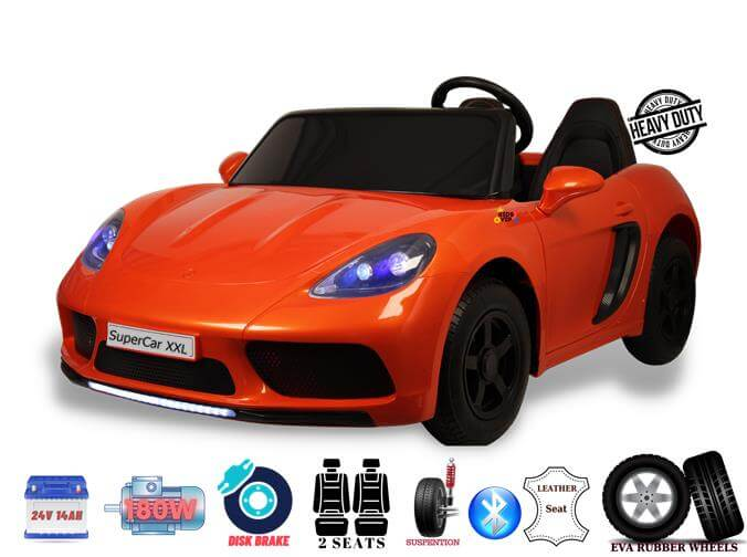 Kids XXL 24V Electric Ride On Licensed Porsche With RC 2 Seats - COOLBABY