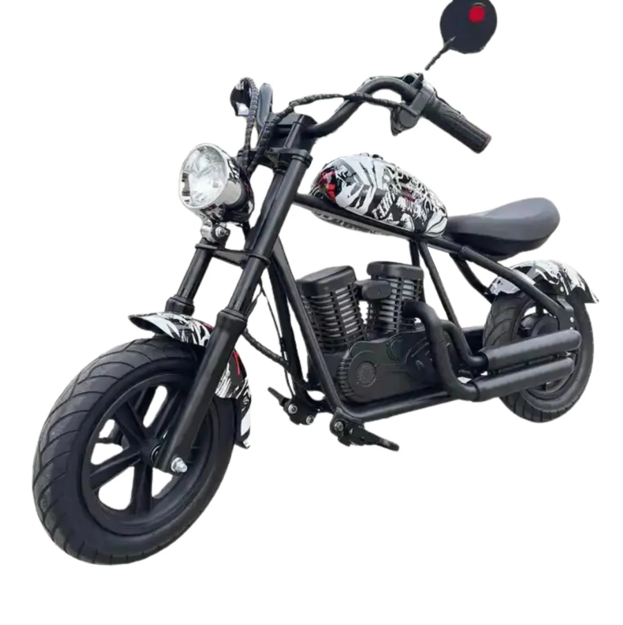 Kids Electric Bike Harley Chopper Cruiser 24V Electric Scooter Bike - COOLBABY