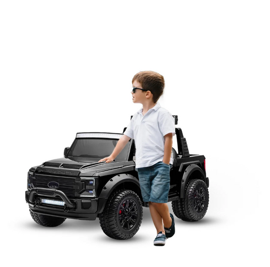 Kids Electric Ride On Licensed Ford Super Duty Jeep 12V - COOLBABY