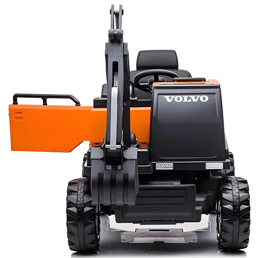 Kids Electric Ride On 12V Licensed Volvo Excavator Truck With RC - COOLBABY