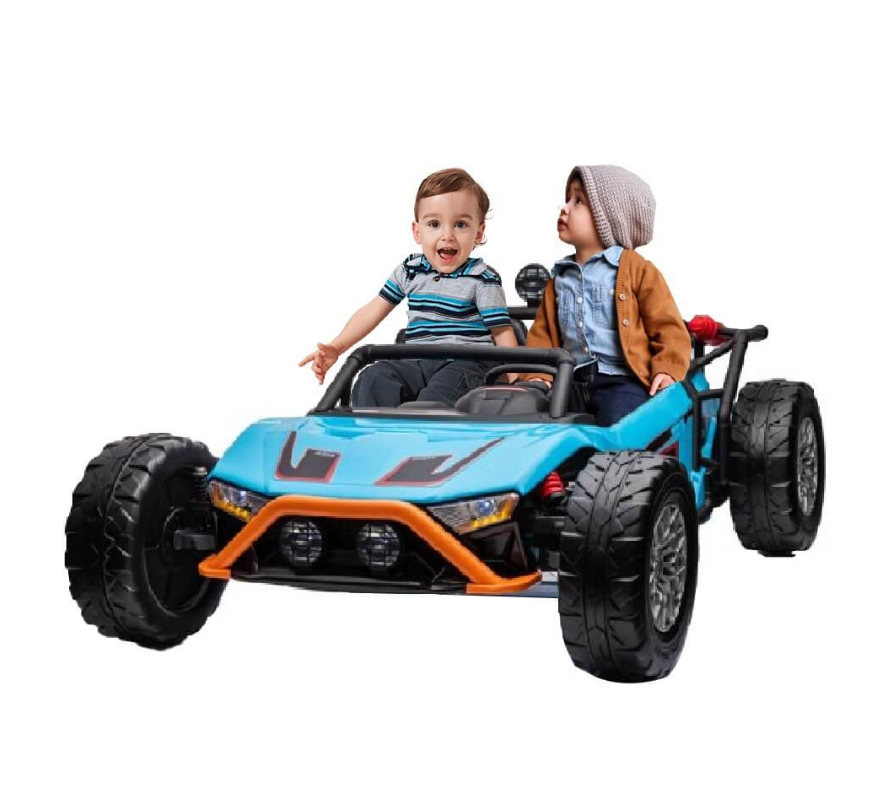 Kids Electric Ride On 24V Super Slash Monster 2 Seater Car - COOLBABY