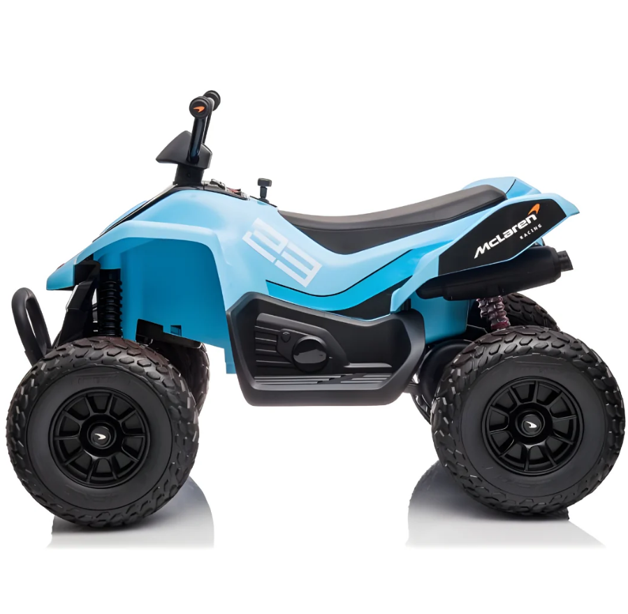 Kids Electric Ride On Licensed McLaren Racing 12V Quad Bike - COOLBABY