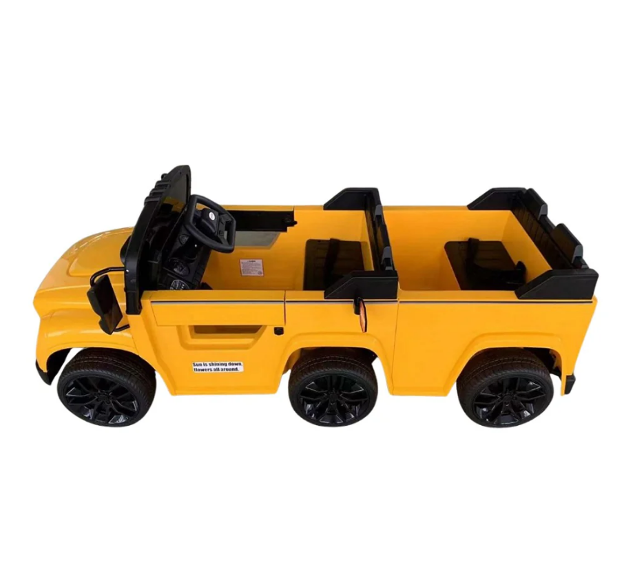 Kids Electric Ride On 24V School Bus 2-Seater - COOLBABY