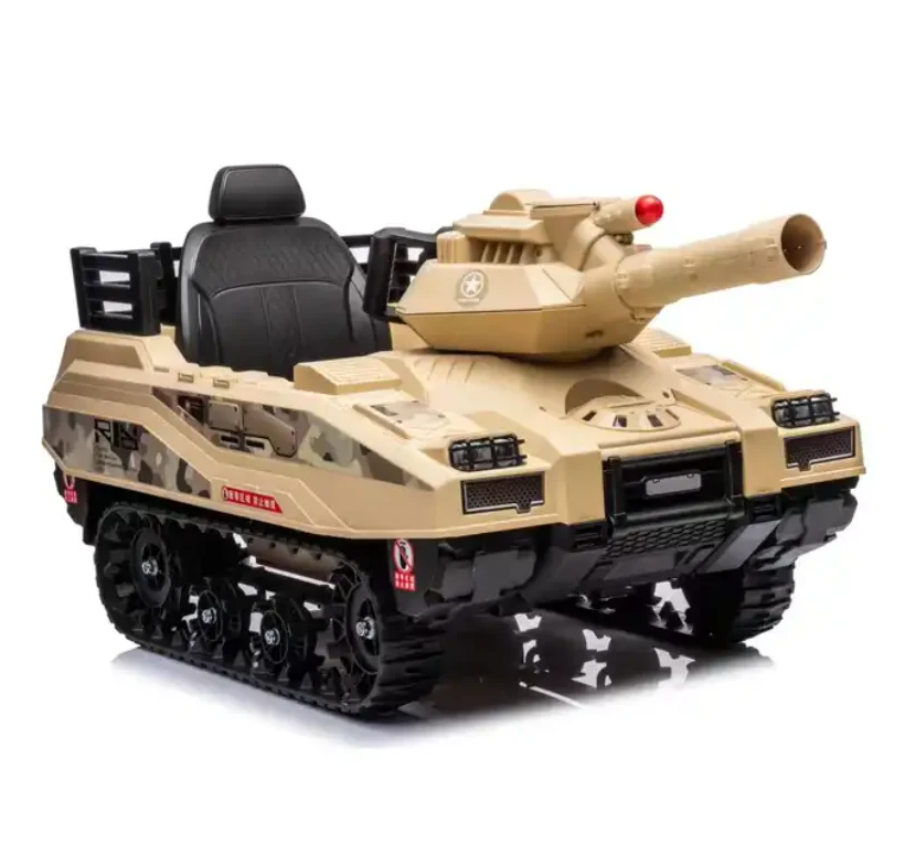 Kids Electric Ride On Ultimate Adventure Tank With LED - COOLBABY