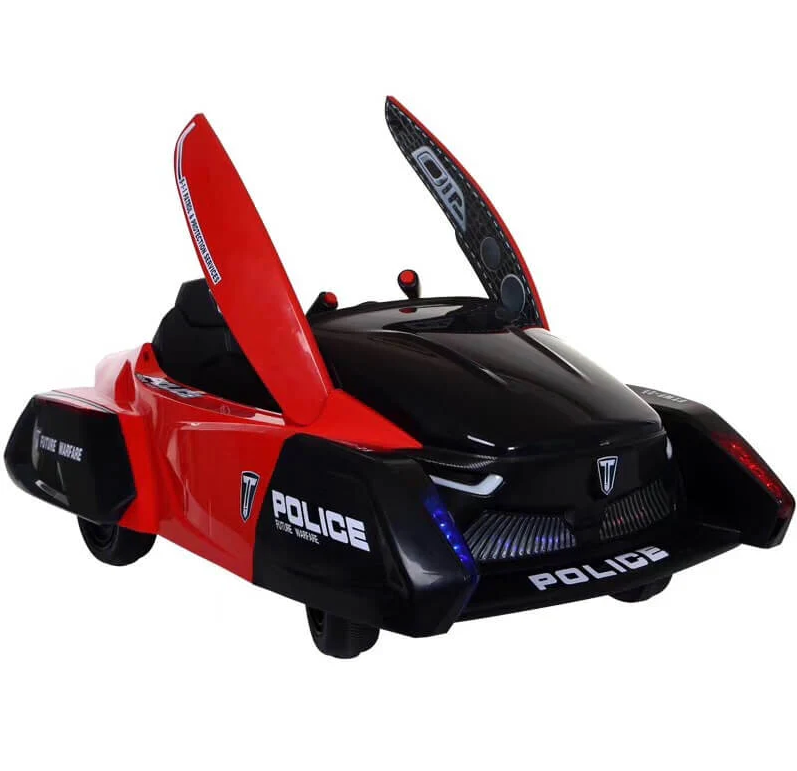 Kids Electric Ride On 12V Police Caparo Swing - COOLBABY