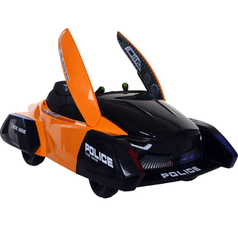 Kids Electric Ride On 12V Police Caparo Swing - COOLBABY