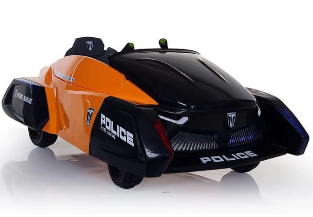 Kids Electric Ride On 12V Police Caparo Swing - COOLBABY