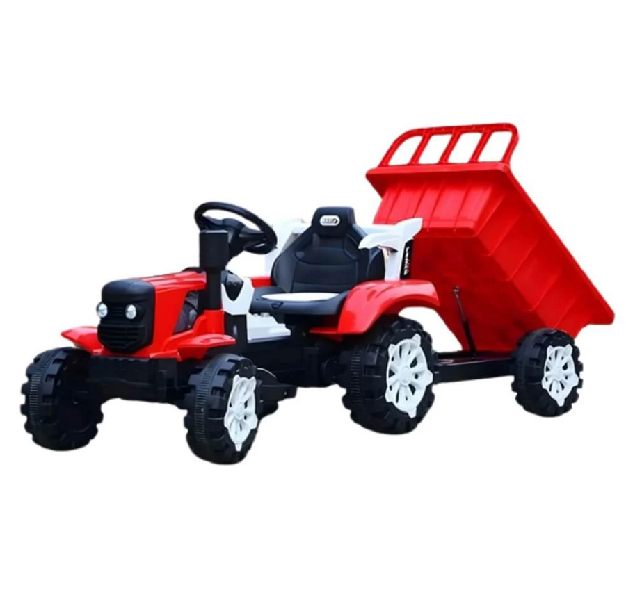 Ride On 12V Bump N Dump Hydraulic Battery Powered Tractor - COOLBABY